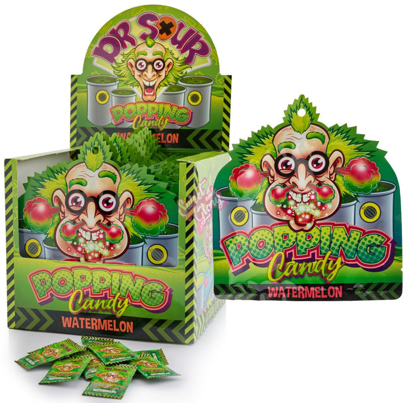 Dr Sour Popping Candy Watermelon 15g - 20 Count