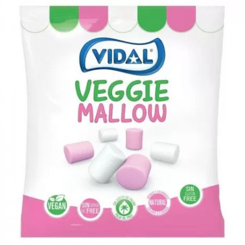 Vidal Vegan Pink & White Marshmallows - 1kg