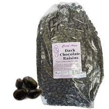 Carol Anne Dark Chocolate Raisins - 3kg