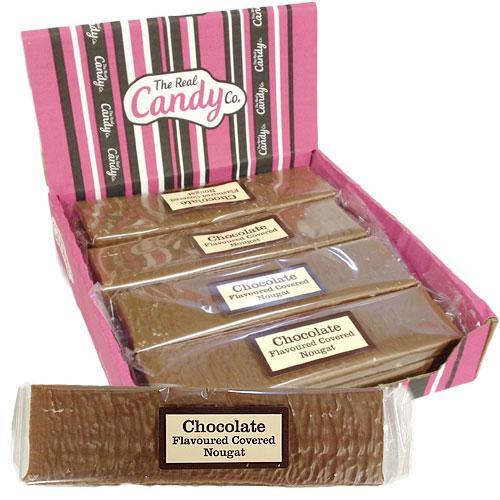 Real Candy Co Chocolate Nougat - 12 Count