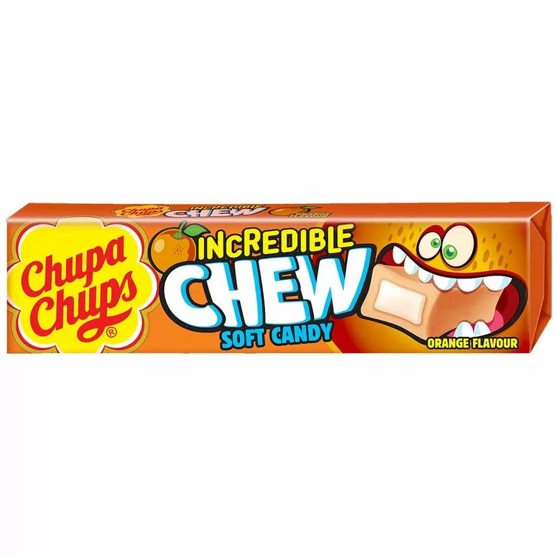 Chupa Chups Incredible Orange Chews - 20 Count