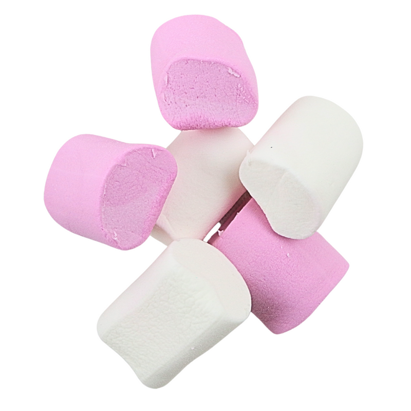Candycrave Giant Pink & White Mallows - 1kg