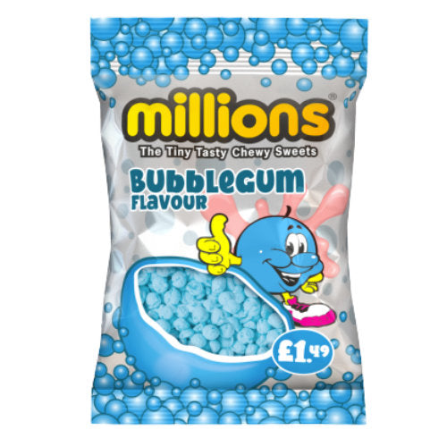 Millions Bubblegum Hanging Bags £1.49 PMP - 12 Count