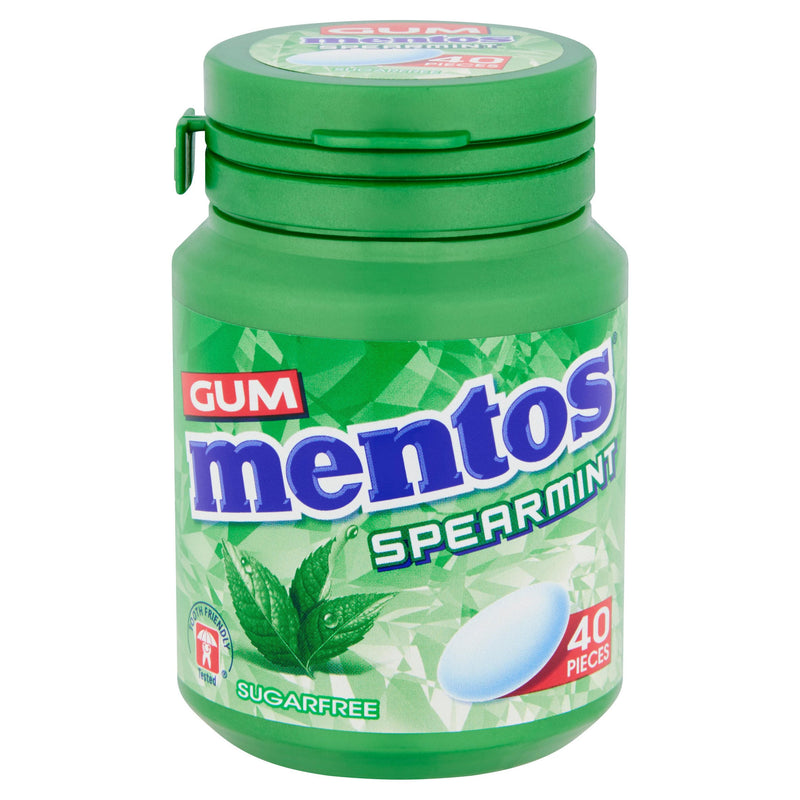 Mentos Gum Spearmint Sugar Free - 6x40 Pieces