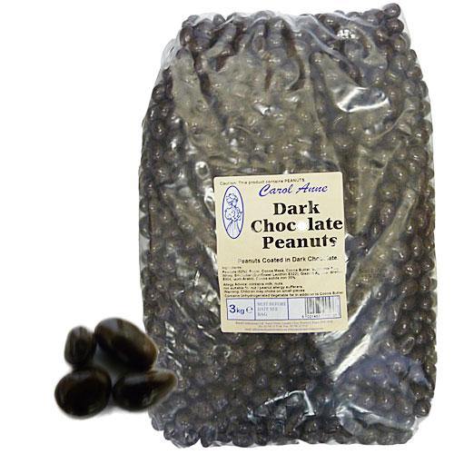 Carol Anne Dark Chocolate Peanuts - 3kg