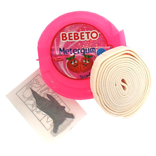 Bebeto 1m Bubblegum Rolls - 24 Count