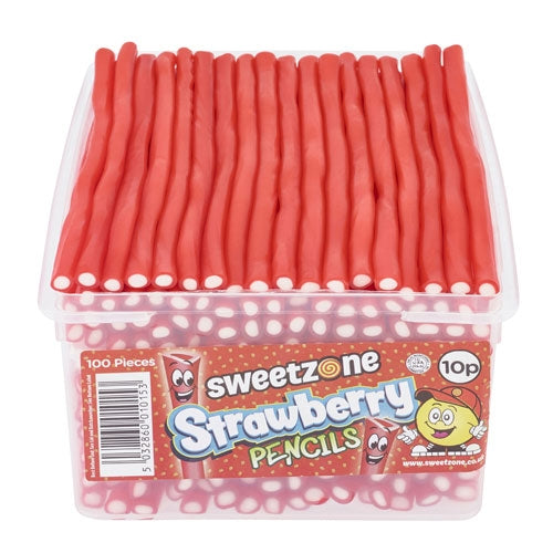 Sweetzone Strawberry Pencils - 100 Count
