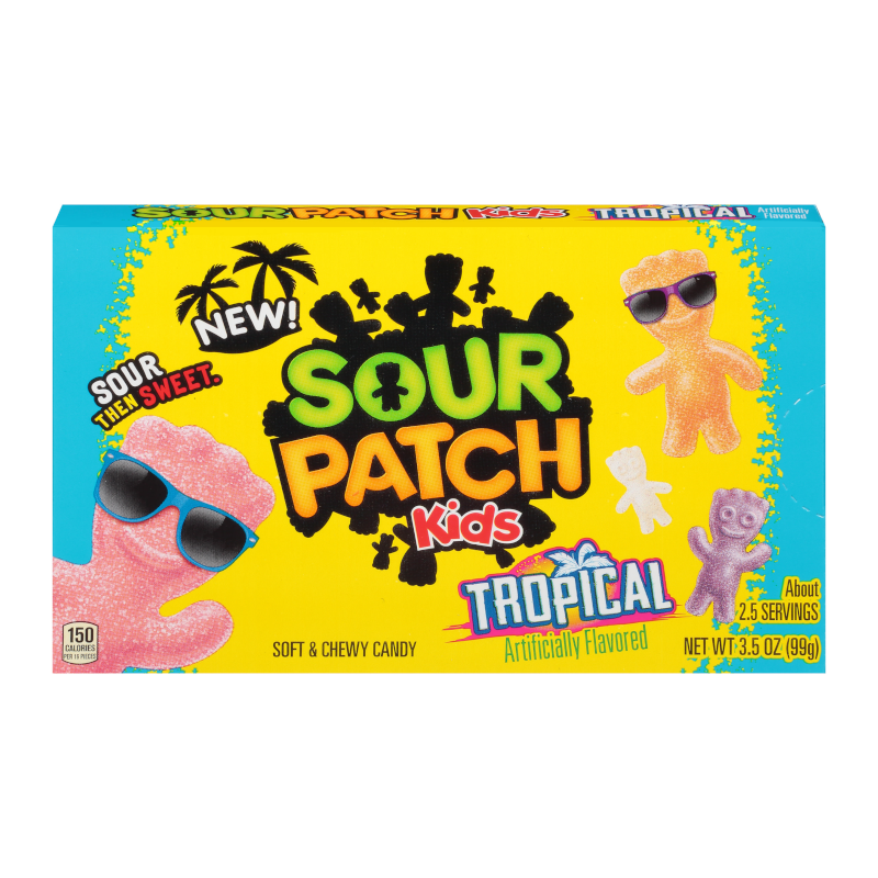Sour Patch Candy Kids Tropical - 12 Count