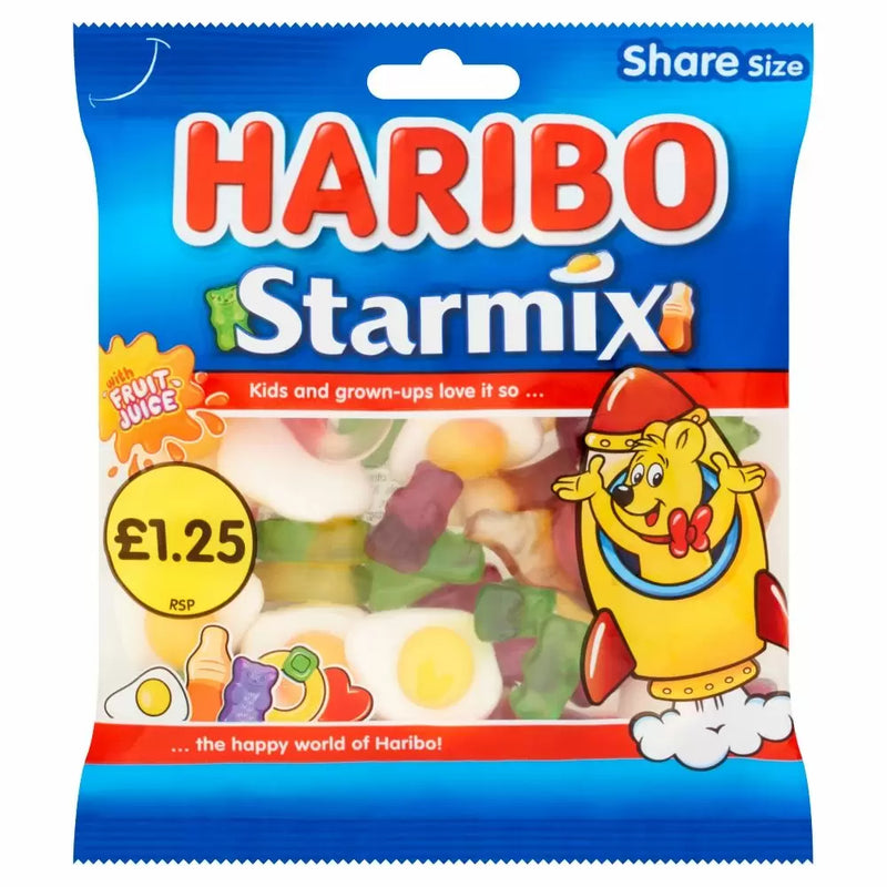 Haribo Starmix PM £1.25 Share Bags - 12 x 140g